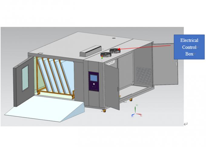 恒常湿度熱試験室で歩いて太陽光パネルをテストする IEC60068-2 4