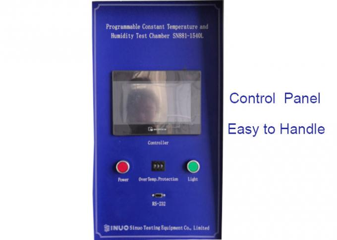 プログラム可能な一定した湿気および温度テスト部屋1540L IEC60068-2-2 1