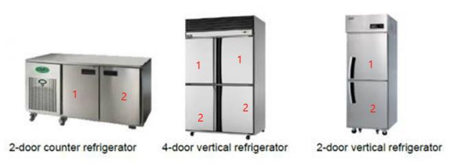 IEC60335-2-24 4場所冷却装置ドアおよび引出しの耐久試験システム 0