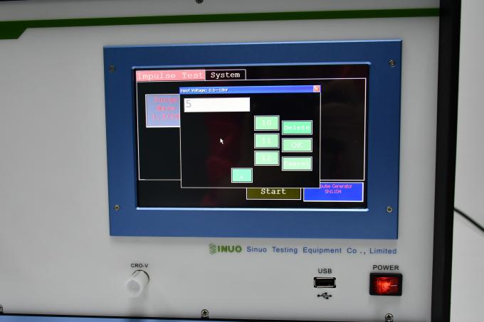 IEC 61180-1節7のインパルス電圧の発電機の試験装置 2
