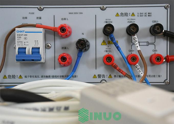 IEC 62368-1節の5.4.5.2の電気安全テスター 1