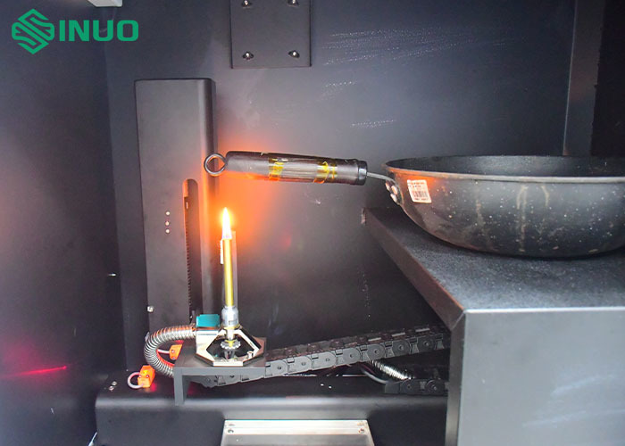 最新の企業ニュース Introducing Our New Cookware Handle Burning Resistance Test Apparatus for EN 12983-1 and TZS 683 Compliance