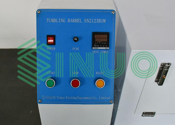 IEC60068-2タンブリングのバレルの自由な落下テスト器具ボタン制御 3