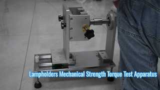 IEC60238 Cl. 16.4 図 6 ランプソケットの機械的強度トルク試験装置