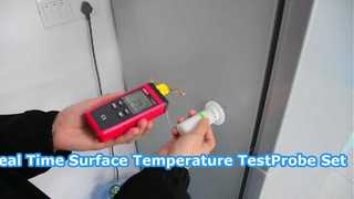 表面温度をリアルタイムで確認！ | IEC 60335-2-6 表面温度プローブのデモ