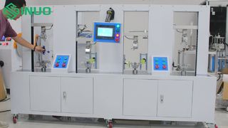 PV コネクタ信頼性試験機 ソーラー コネクタ用 4 ステーション UL 6703 引張試験システム